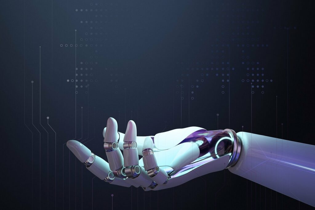 hand, robot, ai